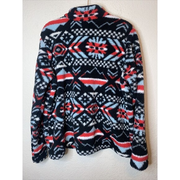 new Columbia Western sherpa aztec teddy XL West Bend 1/4 Zip Fleece Sweater - Picture 7 of 11